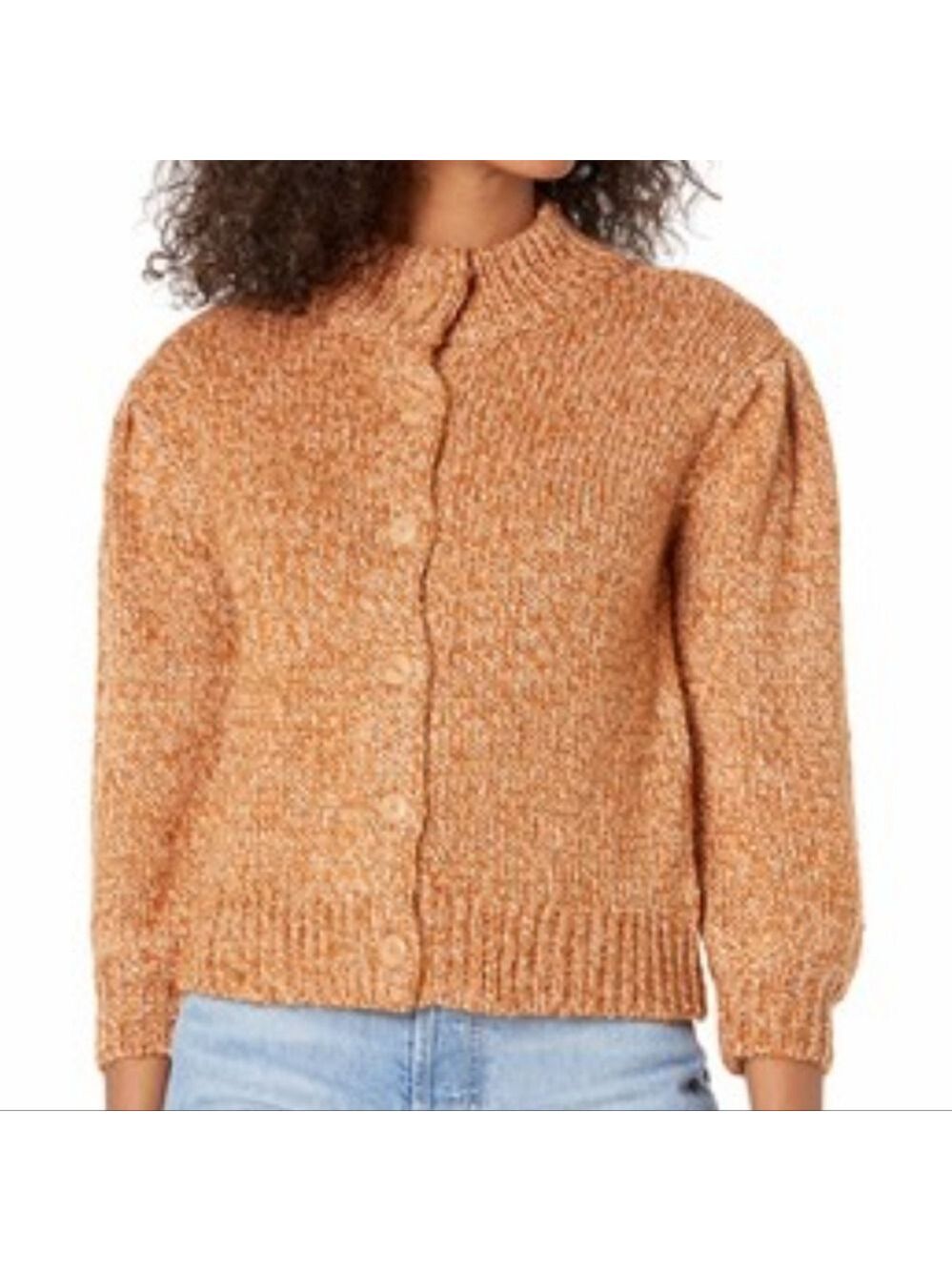 BB DAKOTA STEVE MADDEN knit cardigan button front wool blend sweater coastal SM